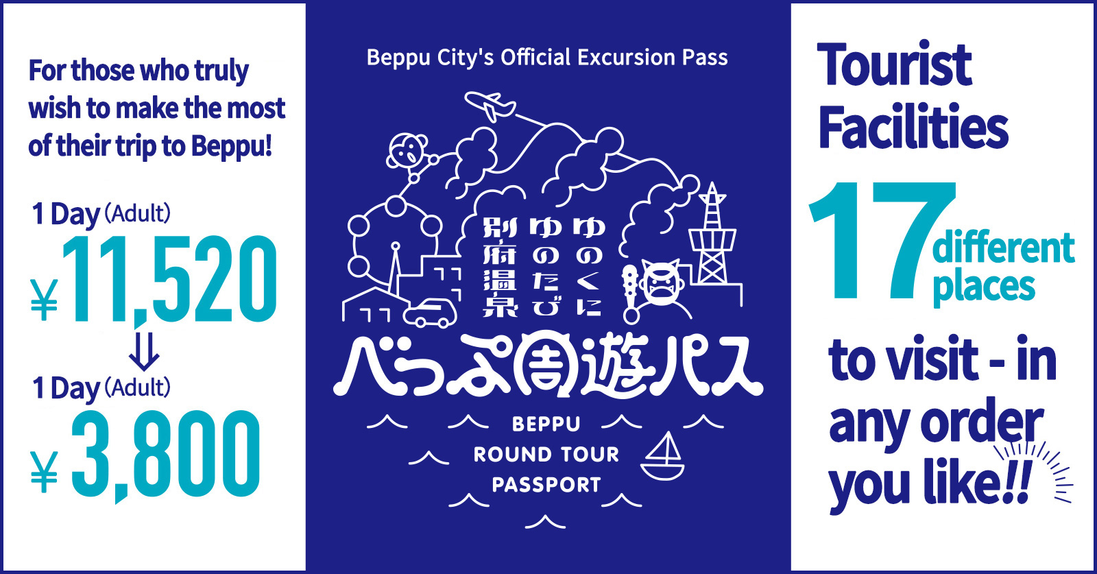 BEPPU ROUND TOUR PASSPORT